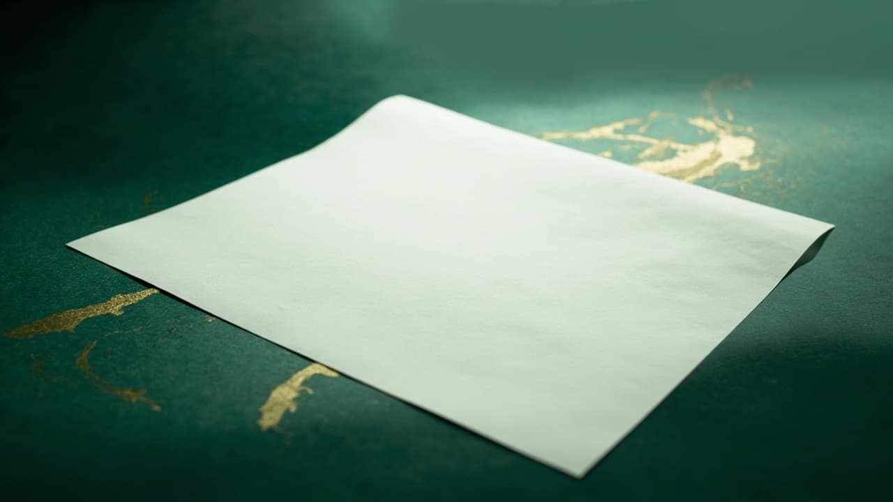 The Weight of the Blank Page